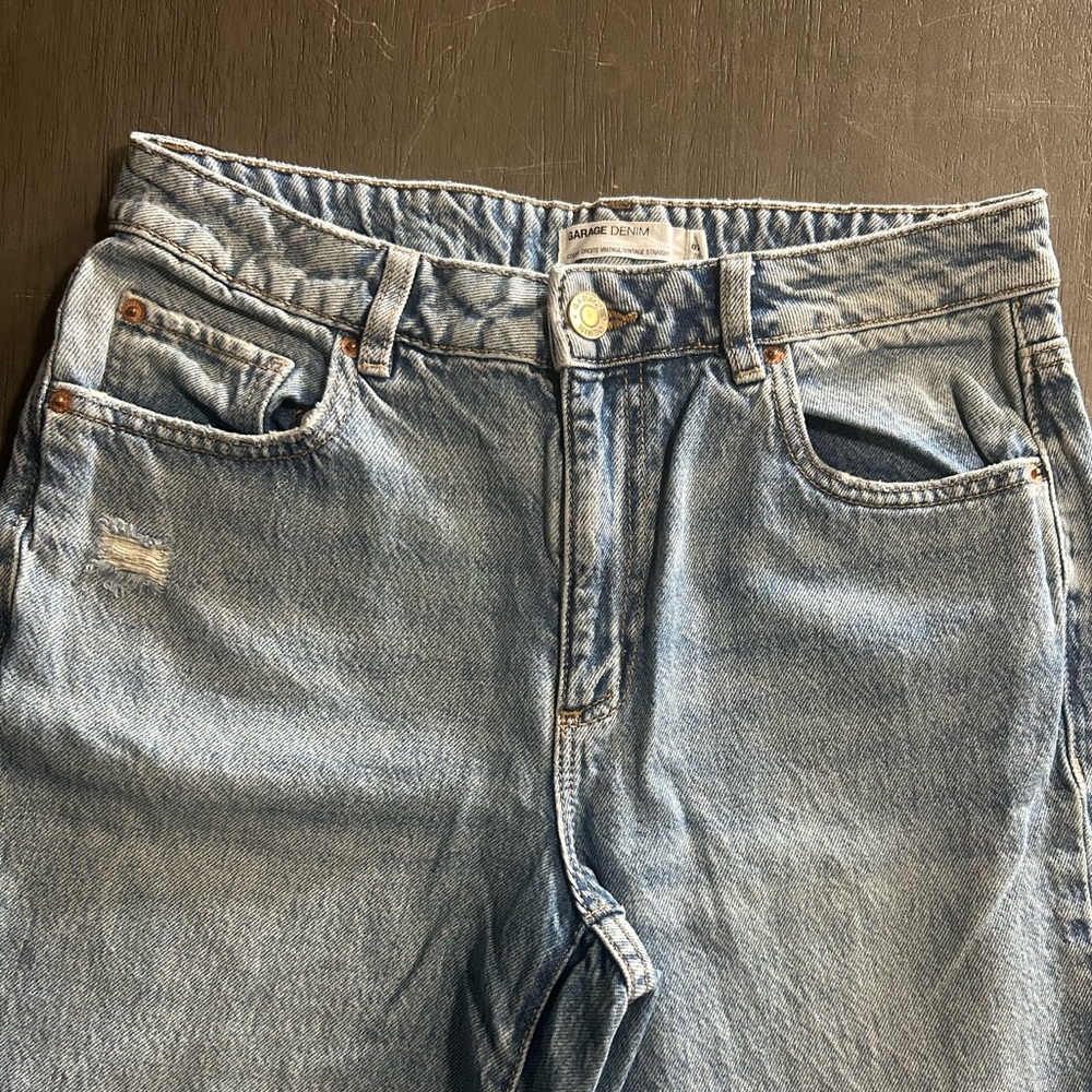 Vintage Straight Garage Jeans Blue